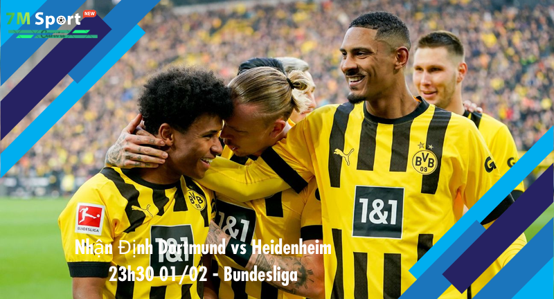 Đội hình dự kiến trước trận Dortmund vs Heidenheim Đội hình dự kiến trước trận Dortmund vs Heidenheim